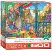 Eurographics Eurographics Davison: Hammock with a View Large Pieces Family Puzzle 500pcs