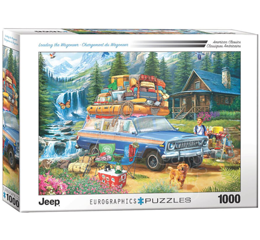 Eurographics Automotive: Jeep Loading the Wagoneer Puzzle 1000pcs
