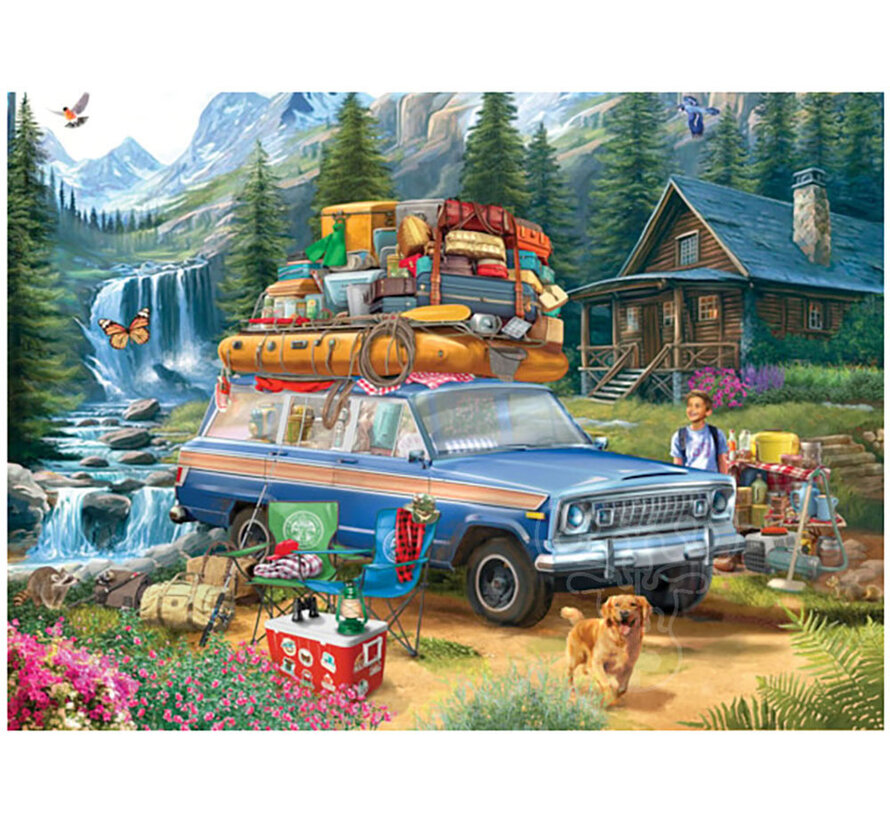 Eurographics Automotive: Jeep Loading the Wagoneer Puzzle 1000pcs