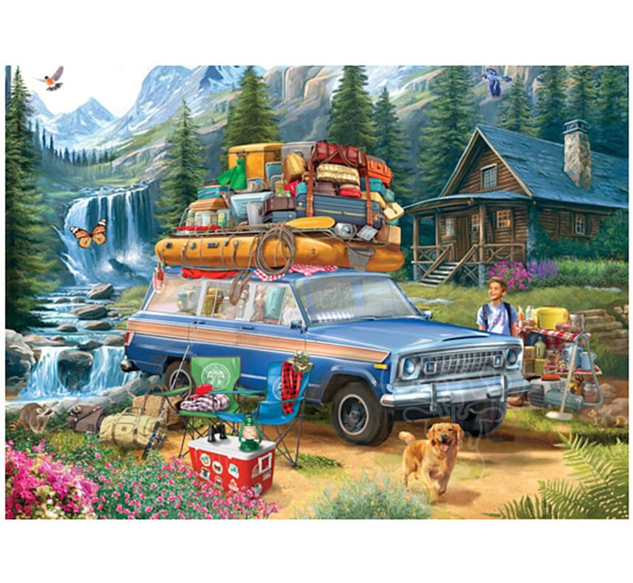 Eurographics Jeep Loading the Wagoneer Puzzle 1000pcs