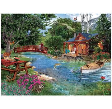 SunsOut FINAL SALE SunsOut Afternoon Fishing Puzzle 1000pcs