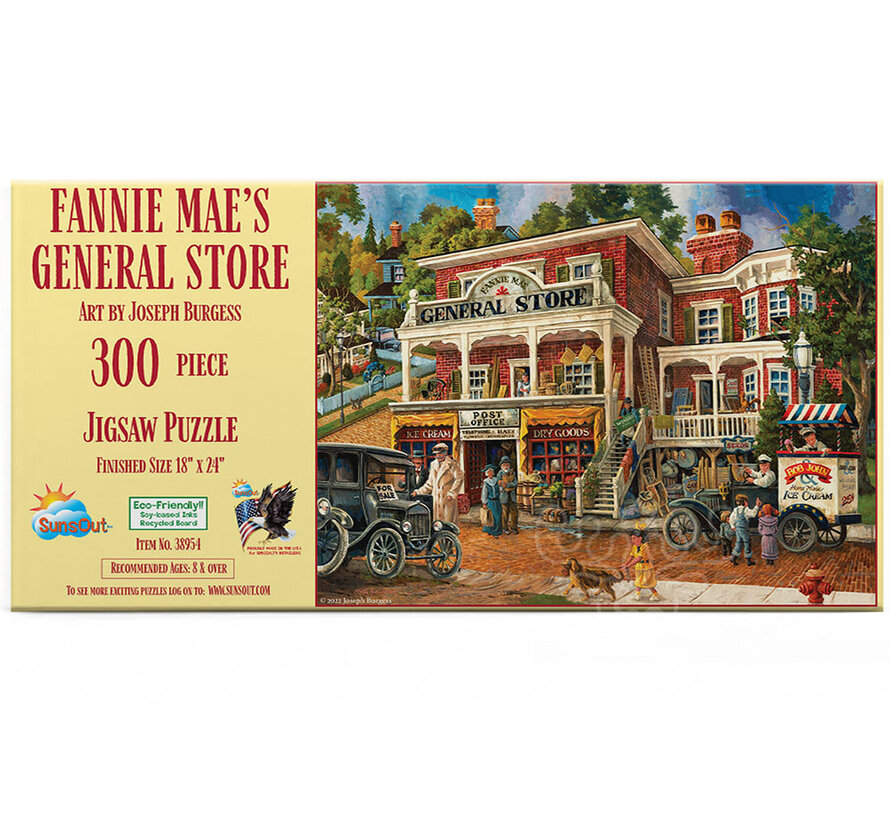 SunsOut Fannie Mae's General Store Puzzle 300pcs