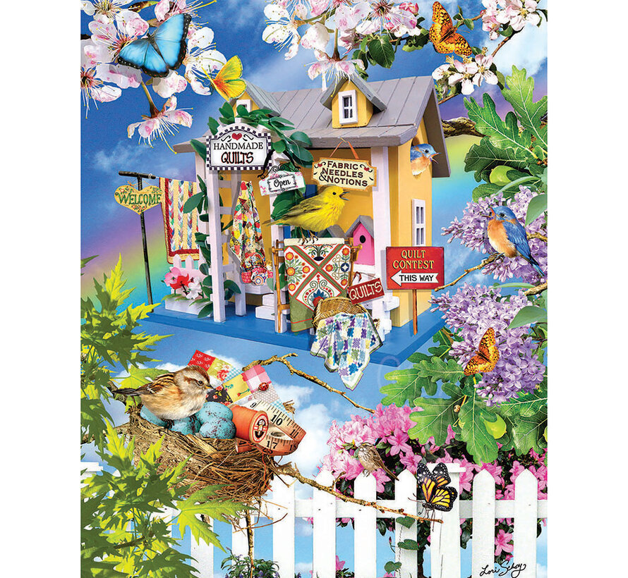 FINAL SALE SunsOut Sky High Quilts Puzzle 500pcs