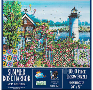 SunsOut SunsOut Summer Rose Harbor Puzzle 1000pcs