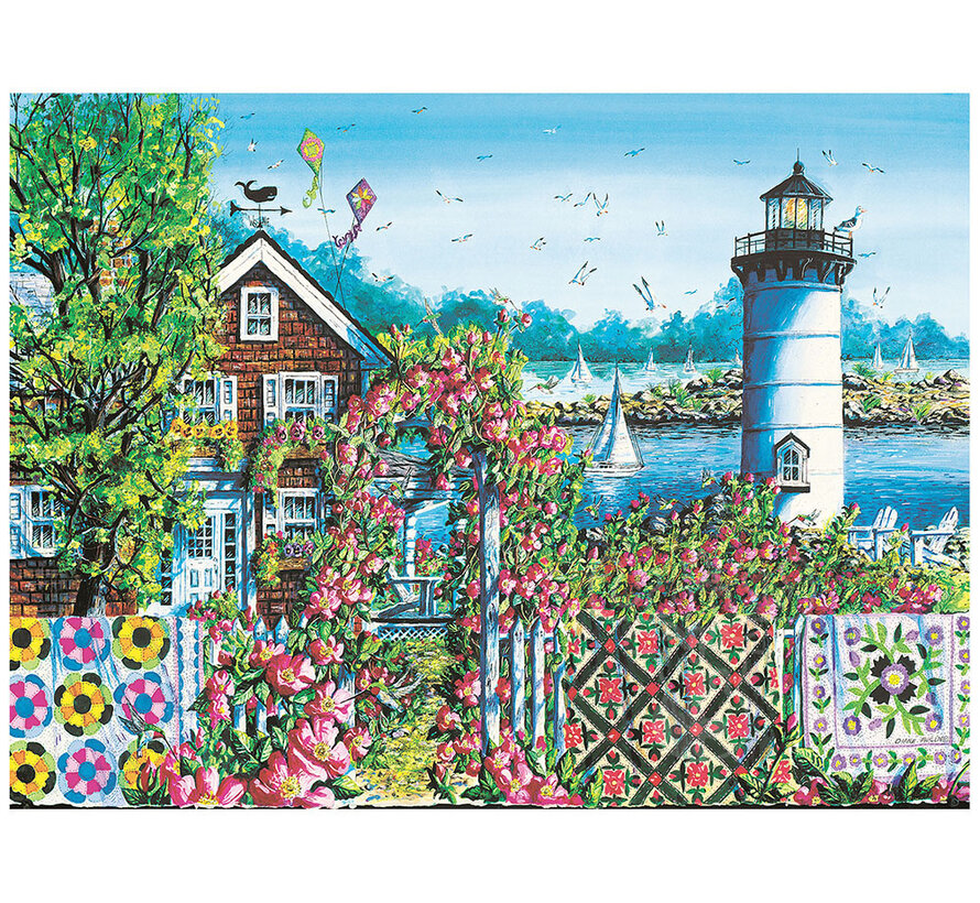 SunsOut Summer Rose Harbor Puzzle 1000pcs