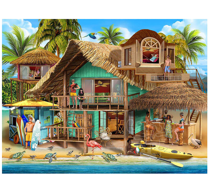 SunsOut Tropical Vacation Puzzle 500pcs