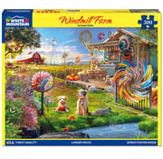 White Mountain White Mountain Windmill Farm Puzzle 500pcs