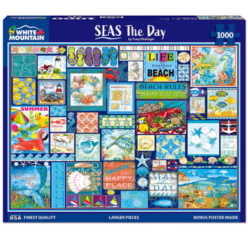 White Mountain White Mountain Seas the Day Puzzle 1000pcs