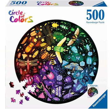 Ravensburger Ravensburger Circle of Colors: Insects Round Puzzle 500pcs