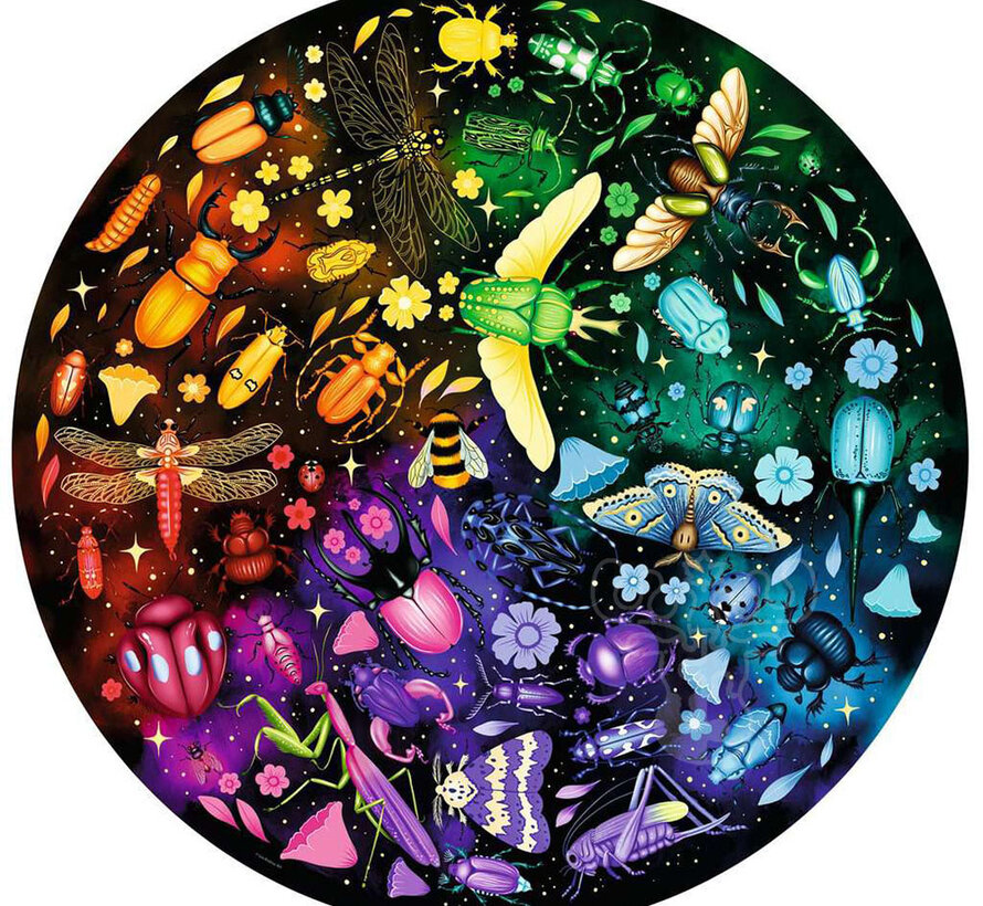 Ravensburger Circle of Colors: Insects Round Puzzle 500pcs