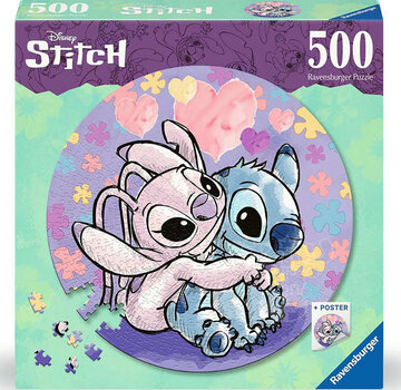 Ravensburger Ravensburger Disney Stitch Round Puzzle 500pcs