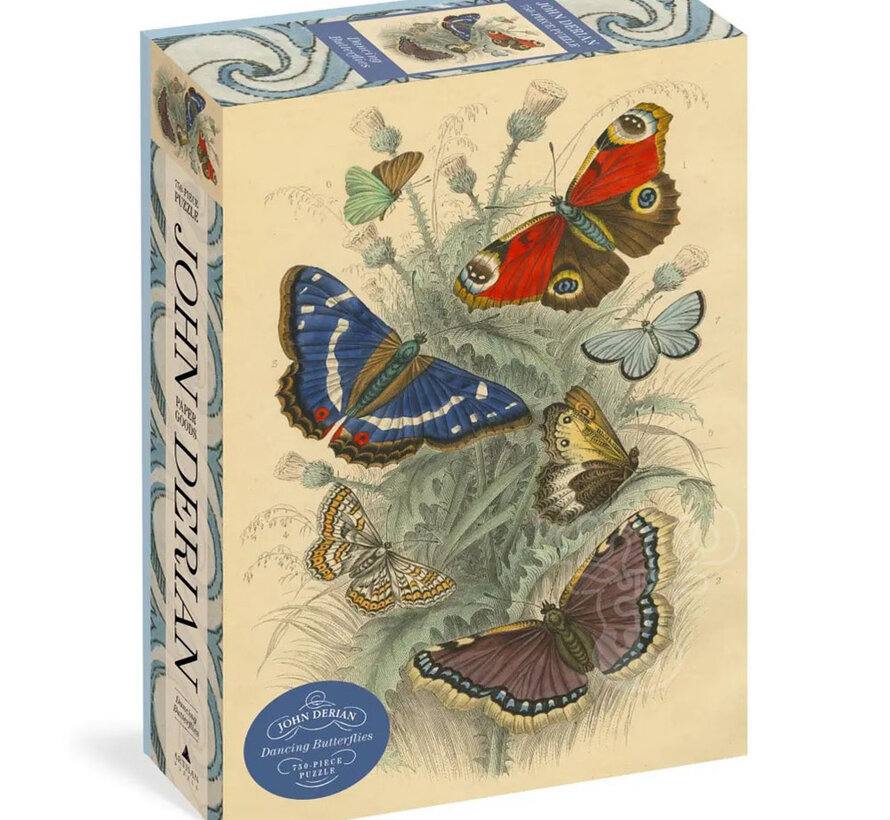 Artisan John Derian Paper Goods: Dancing Butterflies Puzzle 750pcs