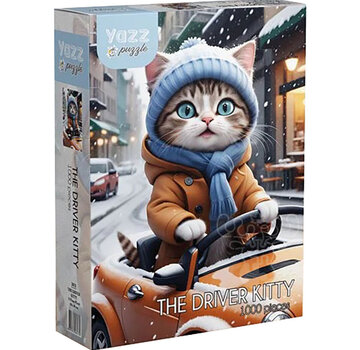 Yazz Puzzle Yazz Puzzle The Driver Kitty Puzzle 1000pcs