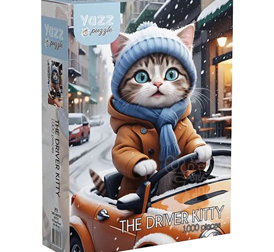 Yazz Puzzle The Driver Kitty Puzzle 1000pcs