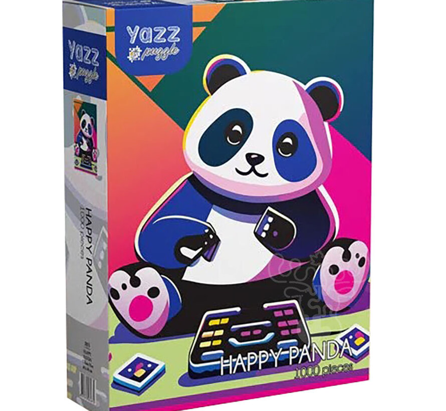 FINAL SALE Yazz Puzzle Happy Panda Puzzle 1000pcs