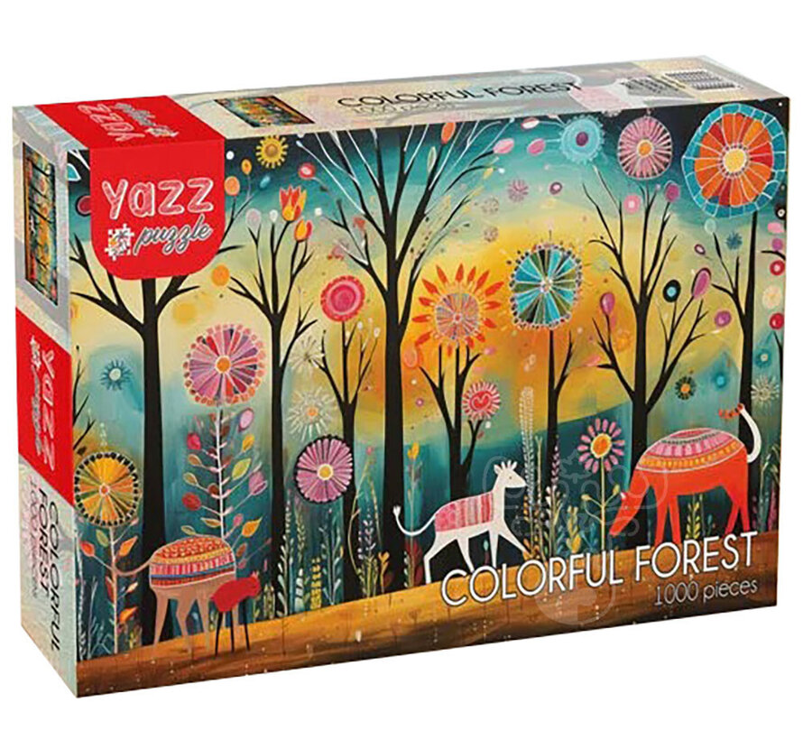 Yazz Puzzle Colorful Forest Puzzle 1000pcs
