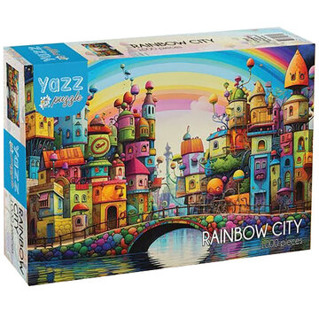 Yazz Puzzle Yazz Puzzle Rainbow City Puzzle 1000pcs