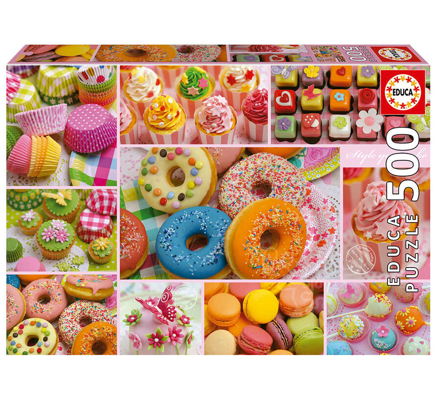 Educa Sweet Party Collage Puzzle 500pcs