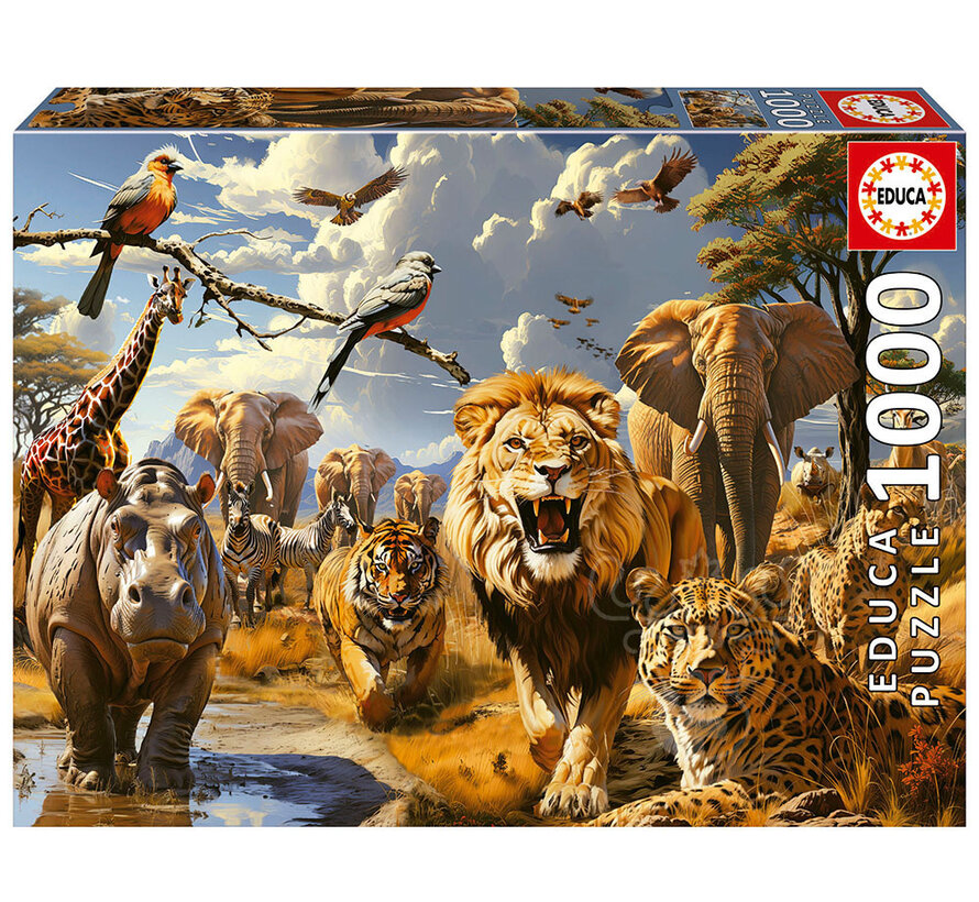 Educa Wild Animals Puzzle 1000pcs