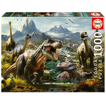 Educa Borras Educa Fierce Dinosaurs Puzzle 1000pcs