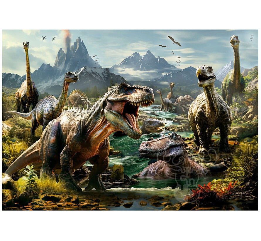 Educa Fierce Dinosaurs Puzzle 1000pcs