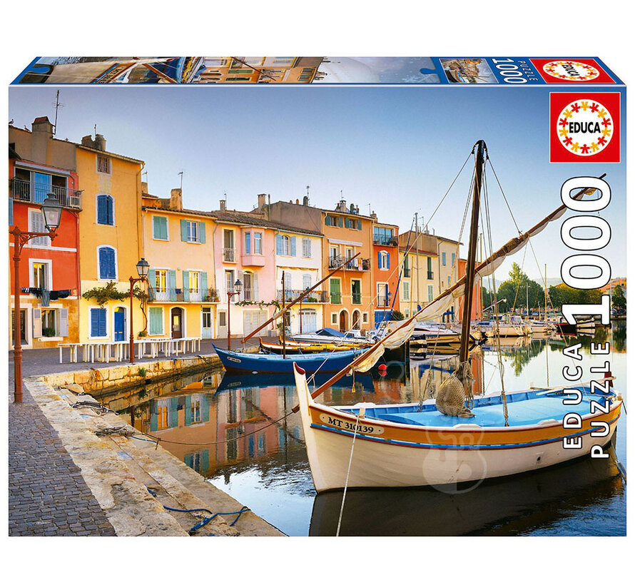 Educa Harbour In Martigues, Provence Puzzle 1000pcs