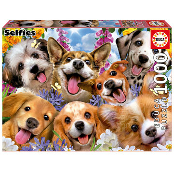 Educa Borras Educa Puppies Selfie, Howard Robinson Puzzle 1000pcs