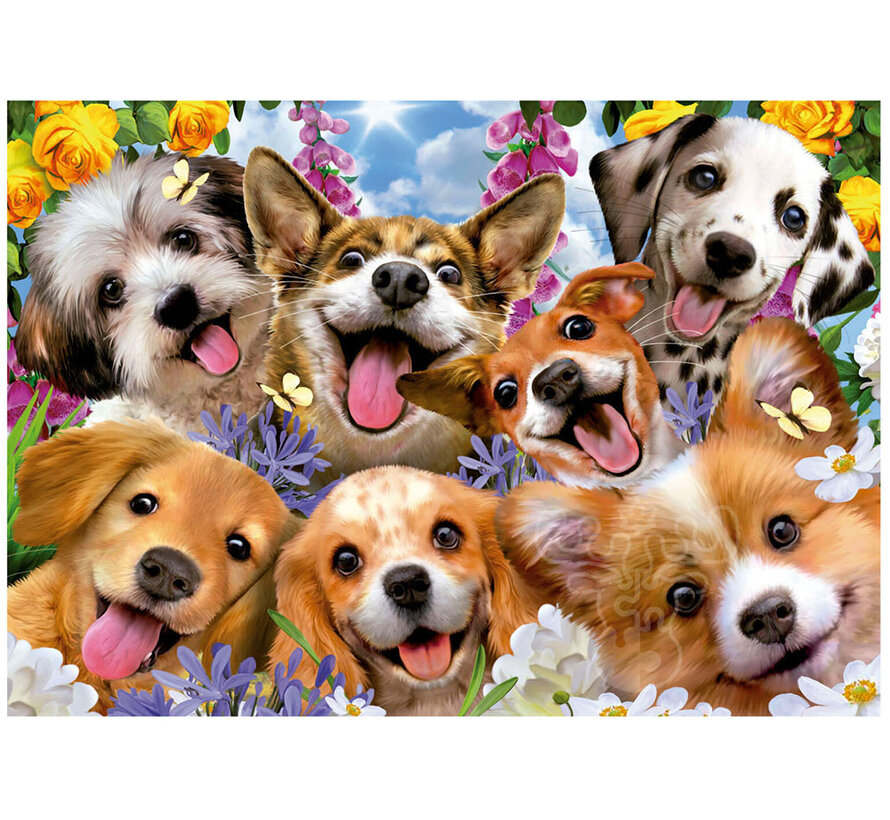 Educa Puppies Selfie, Howard Robinson Puzzle 1000pcs