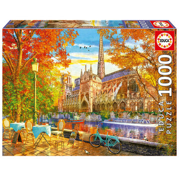 Educa Borras Educa Notre Dame In Autumn Puzzle 1000pcs
