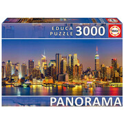 Educa Borras Educa New York Skyline Panorama Puzzle 3000pcs
