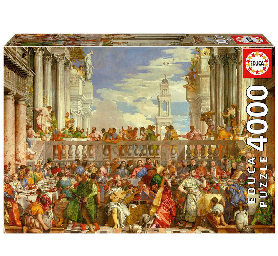 Educa The Wedding At Cana, Paolo Veronese Puzzle 4000pcs