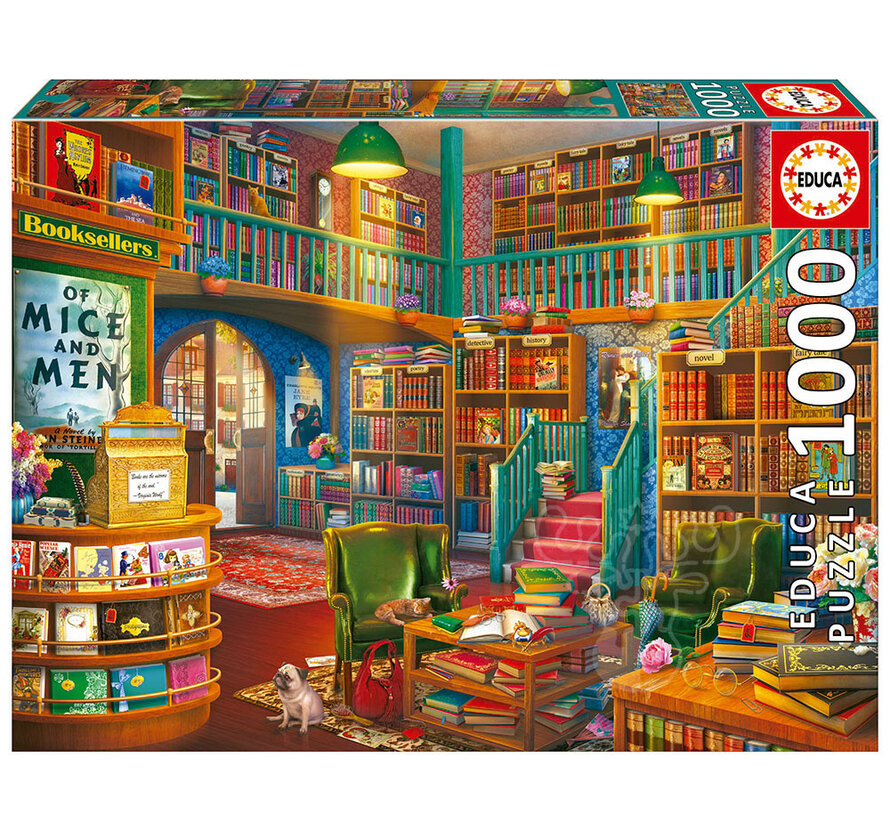 Educa Wonderful Bookshop Puzzle 1000pcs