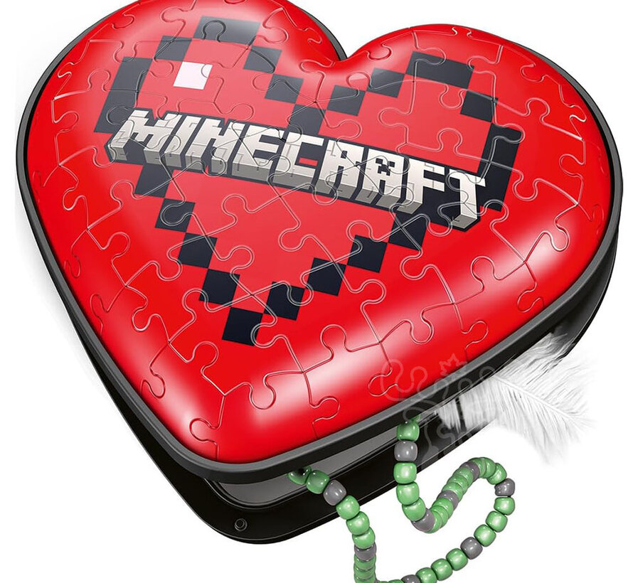 Ravensburger 3D Heart Box: Minecraft Puzzle 54pcs