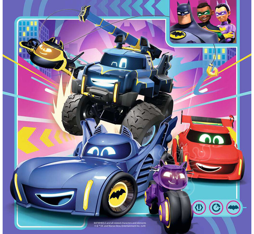 Ravensburger DC Batwheels Puzzle 3 x 49pcs