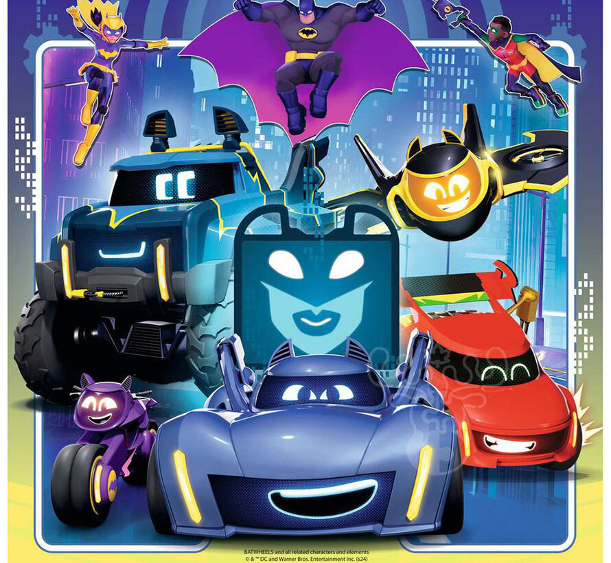 Ravensburger DC Batwheels Puzzle 3 x 49pcs