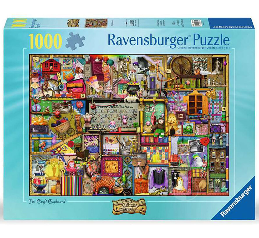 Ravensburger Curious Cupboards #2 The Craft Cupboard Puzzle 1000pcs