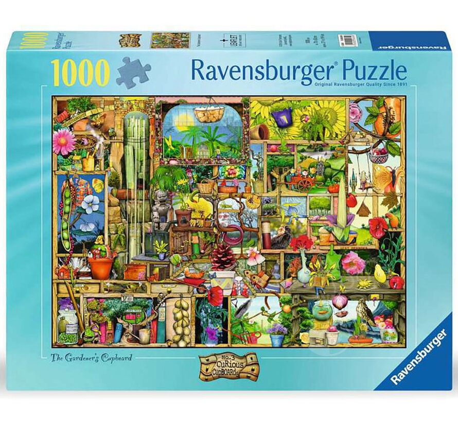 Ravensburger Curious Cupboards #3 The Gardener's Cupboard Puzzle 1000pcs