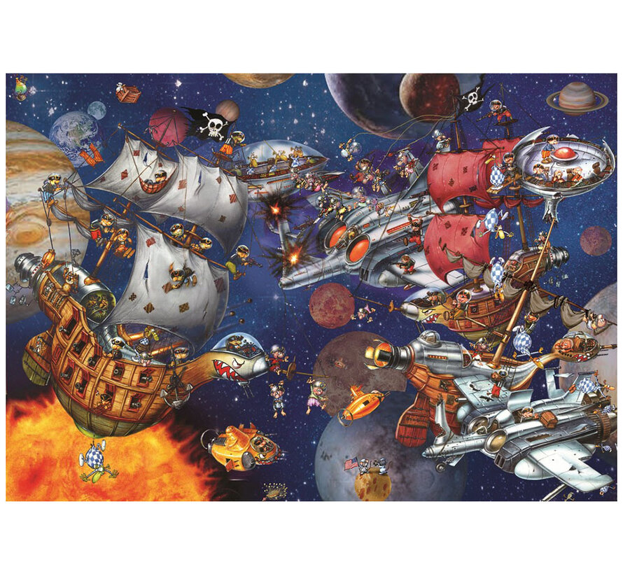 Grafika Space Battle - François Ruyer Puzzle 1000pcs
