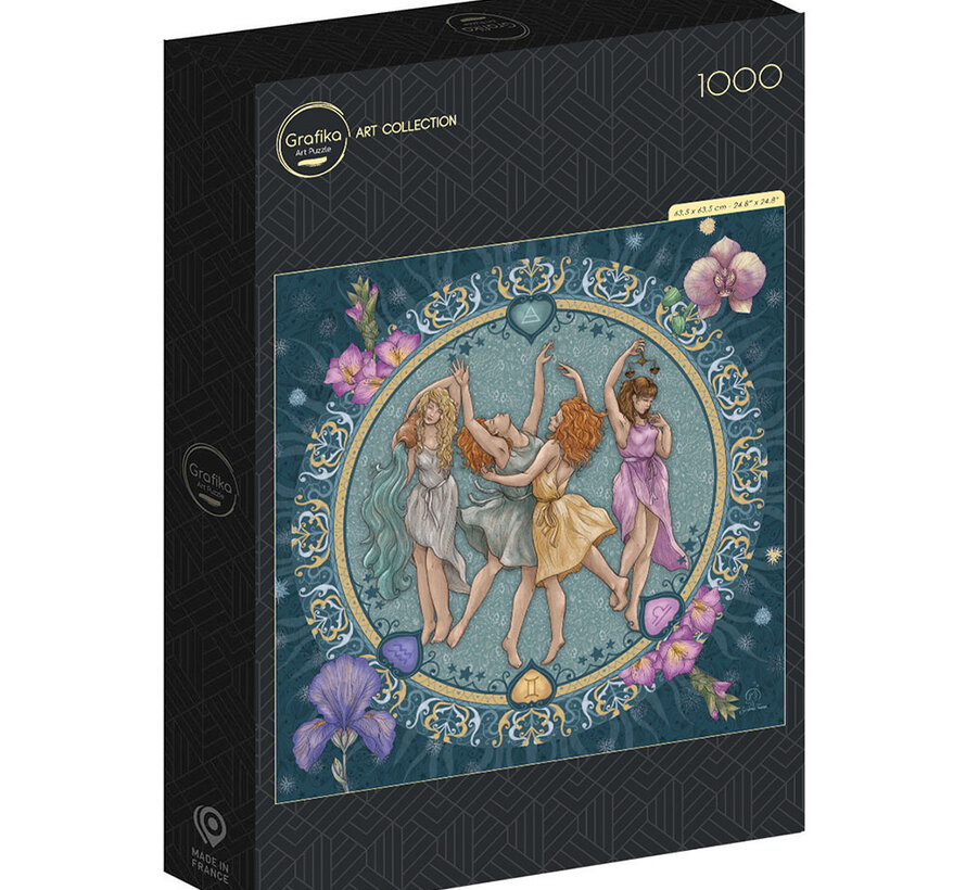 Grafika Les signes d'air en Astrologie (Air signs in Astrology) Puzzle 1000pcs