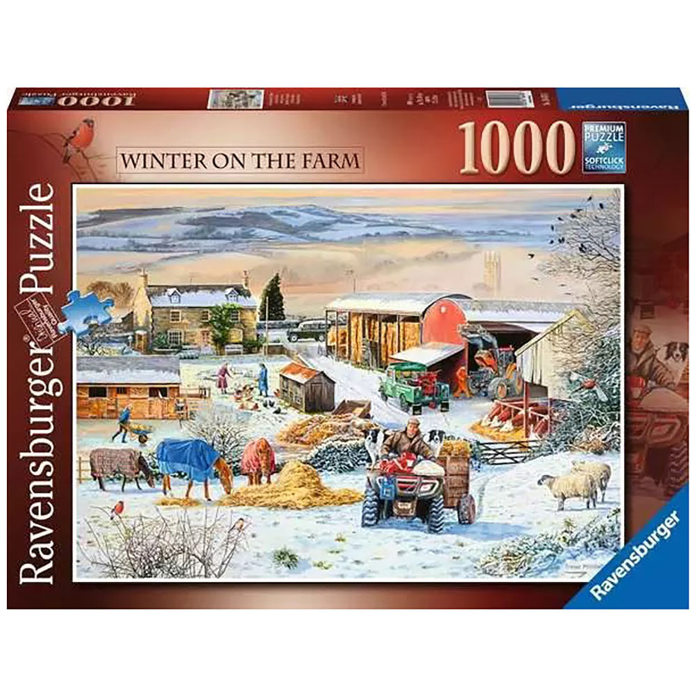 Ravensburger Winter on the Farm Puzzle 1000pcs Canadian National