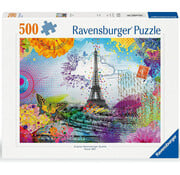 Ravensburger Ravensburger Postcard from Paris Puzzle 500pcs - Canadian National Puzzle Competition - Exclusive