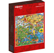 Alipson Steve Skelton - Sports Complex Puzzle 1000pcs