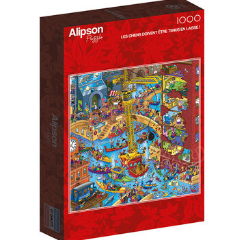 Alipson Puzzle Alipson Les Chiens Doivent être Tenus en Laisse! (All Dogs Must Be on a Leash) Puzzle 1000pcs