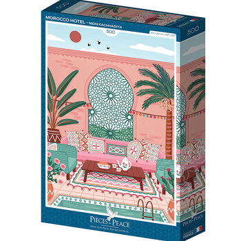 Pieces & Peace Pieces & Peace Morocco hotel Puzzle 500pcs