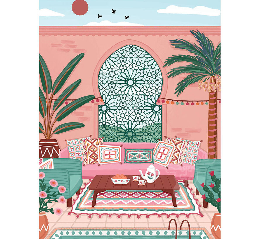 Pieces & Peace Morocco hotel Puzzle 500pcs