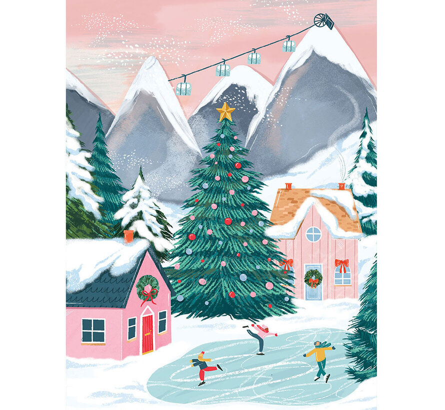 Pieces & Peace Christmas Village Puzzle 500pcs