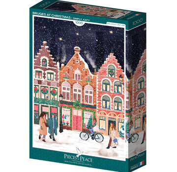 Pieces & Peace Pieces & Peace Bruges at Christmas Puzzle 1000pcs