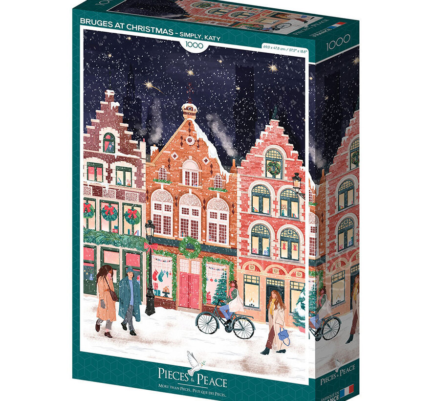 Pieces & Peace Bruges at Christmas Puzzle 1000pcs