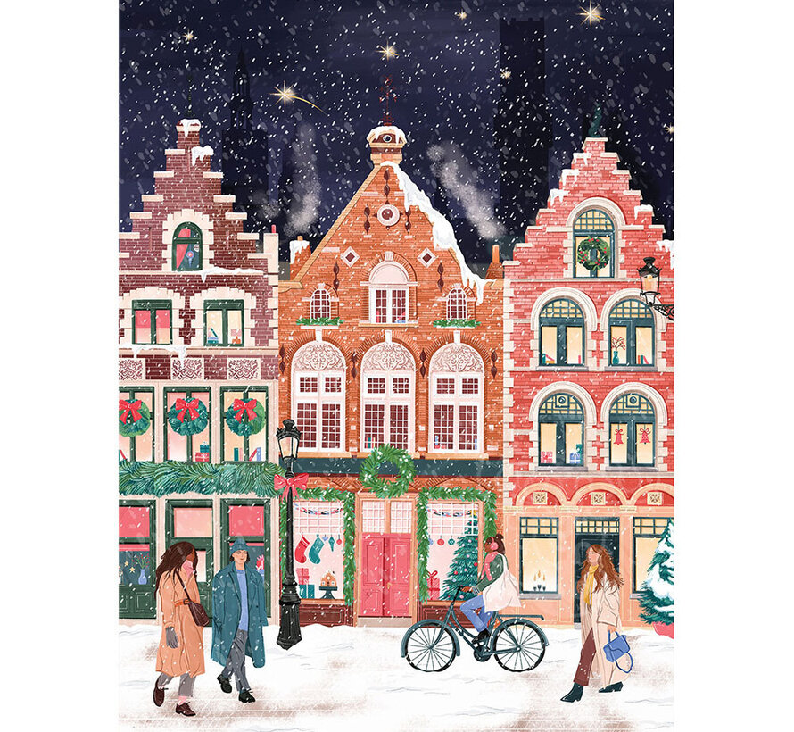 Pieces & Peace Bruges at Christmas Puzzle 1000pcs