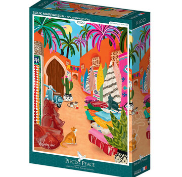 Pieces & Peace Pieces & Peace Souk Marrakech Puzzle 1000pcs
